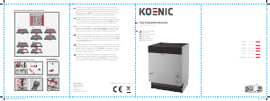 Mode d’emploi Koenic KDW 6041-1 E FI Lave-vaisselle