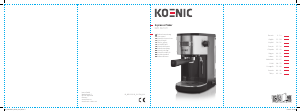 Manual de uso Koenic KEM 2320 M Máquina de café espresso