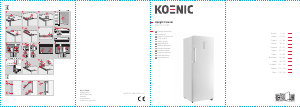 Manual Koenic KFZ 511 E NF Freezer