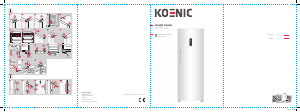 Manual Koenic KFZ 521 E NF Freezer