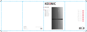 Mode d’emploi Koenic KDD 113 A2 NF Réfrigérateur combiné