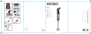 Instrukcja Koenic KHB 4421 Blender ręczny