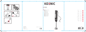 Instrukcja Koenic KHB 3121 Blender ręczny