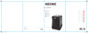 Kullanım kılavuzu Koenic KIM 91221 B Dondurma makinesi