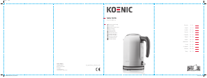 Manual de uso Koenic KWK 5330 W Hervidor