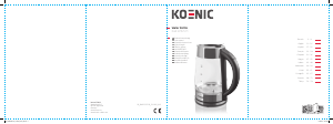 Manuale Koenic KWK 22221 M Bollitore