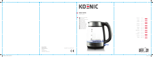 Mode d’emploi Koenic KWK 2220 Bouilloire