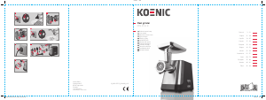 Manual de uso Koenic KMG 4151 B Picadora de carne