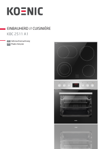 Mode d’emploi Koenic KBC 2511 A1 Cuisinière