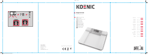 Εγχειρίδιο Koenic KPS 15121 W Ζυγαριά