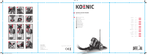 Kullanım kılavuzu Koenic KVC 71521 Elektrikli süpürge