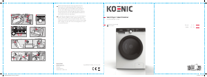 Manual Koenic KWDR 8632 B INV Washer-Dryer