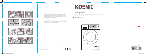 Manual Koenic KWM 9112 B INV Washing Machine