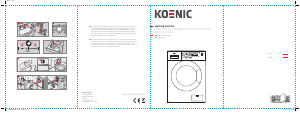 Manual Koenic KWM 8122 B INV Washing Machine