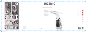 Kullanım kılavuzu Koenic KWC 602 Cam temizleme makinesi