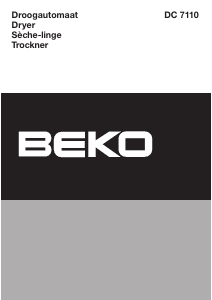 Manual BEKO DC 7110 Dryer