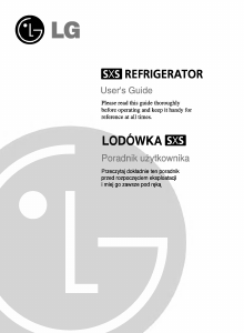 Instrukcja LG GR-L207QLSA Lodówko-zamrażarka