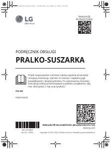 Instrukcja LG F4DV910A2E Pralko-suszarka