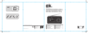 Használati útmutató OK OCR 430-B Ébresztőórás rádió