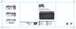 Kullanım kılavuzu OK OCR 311 Radyolu çalar saat
