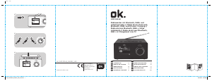 Kullanım kılavuzu OK OCR 530-B Radyolu çalar saat