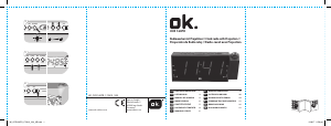 Manual OK OCR 160PR Rádio relógio