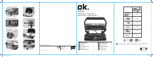 Handleiding OK OCG 105 Contactgrill