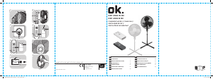 Bedienungsanleitung OK OSF 4332 B Ventilator