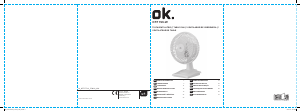 Manual de uso OK OTF 153 W Ventilador