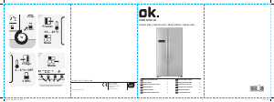 Használati útmutató OK ODD 12121 A1 Hűtő és fagyasztó