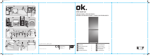 Manual de uso OK OFK 34411 A3 Frigorífico combinado