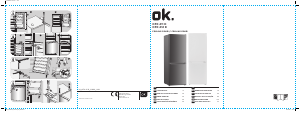 Handleiding OK OFK 412 D Koel-vries combinatie