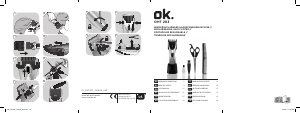 Instrukcja OK OHT 203 Strzyżarka do włosów