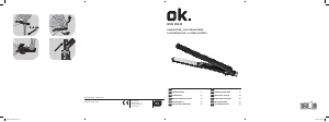 Manual de uso OK OHS 103-R Plancha de pelo