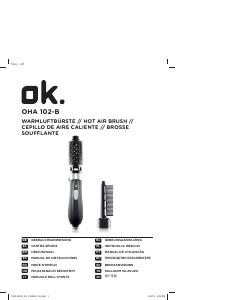 Manuale OK OHT 102-B Modellatore per capelli