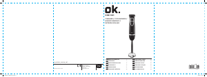 Handleiding OK OSB 1021 Staafmixer