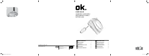 Manual OK OHM 102 W Hand Mixer