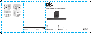 Manuale OK OCS 200BT B Sistema home theater