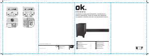 Manual de uso OK OCS 120BT B Sistema de home cinema