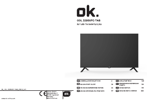 Mode d’emploi OK ODL 32950FC-TAB Téléviseur LED