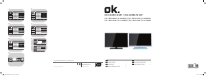 Manual de uso OK OLE 24450-W SAT Televisor de LED