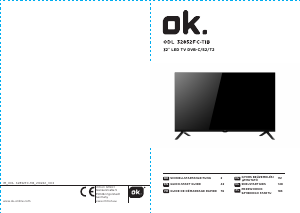 Mode d’emploi OK ODL 32852FC-TIB Téléviseur LED