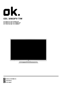 Bedienungsanleitung OK ODL 32653FV-TIW LED fernseher