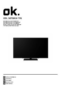 Bedienungsanleitung OK ODL 50750UV TIG LED fernseher