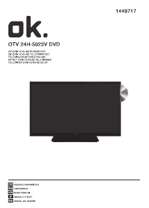 Bedienungsanleitung OK OTV 24H-5023V DVD LED fernseher