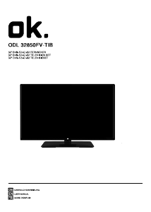 Manual OK ODL 32850FV-TIB LED Television