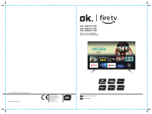 Manual OK ODL 58850UT-TFB LED Television