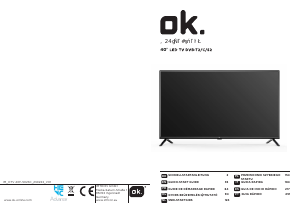 Bedienungsanleitung OK OTV 40F-5023C LED fernseher