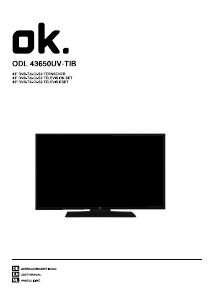 Manual OK ODL 43650UV-TIB LED Television