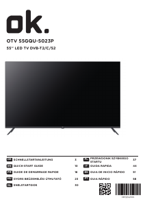 Instrukcja OK OTV 55GQU-5023P Telewizor LED